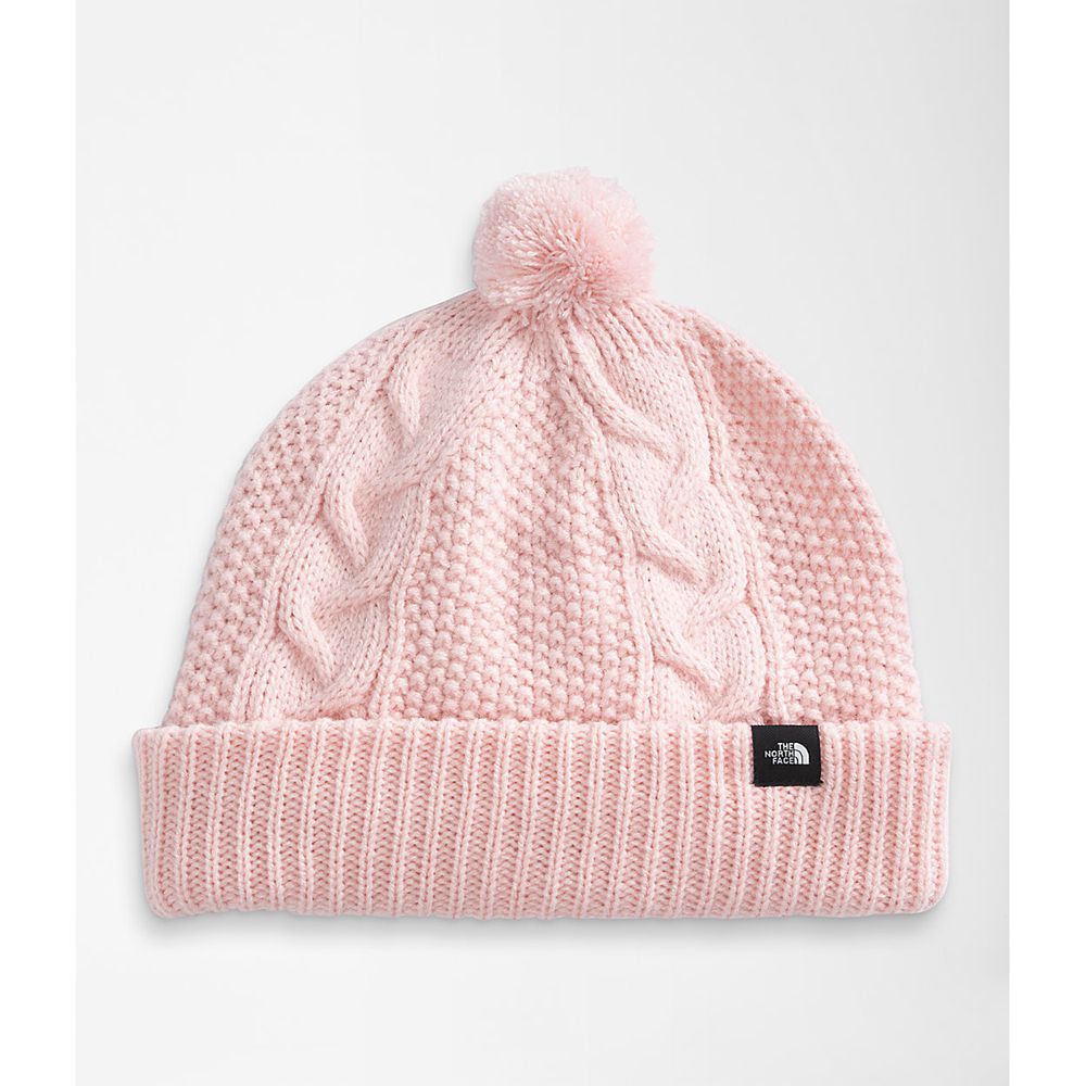 The North Face Beanies Infant Australia - The North Face Littles Cable Minna Rose (FLE-435809)